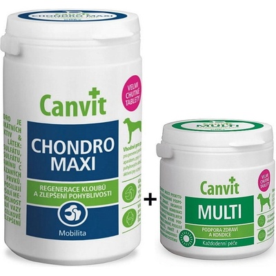 Canvit Chondro Maxi pro psy 500 g + Canvit Multi 100 g