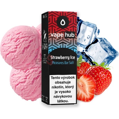 VapeHub Strawberry Ice SALT 10 ml 10 mg