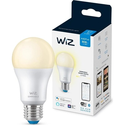 Philips WiZ Chytrá LED žárovka E27 A60 8W 60W 2700-6500K WiFi stmívatelná