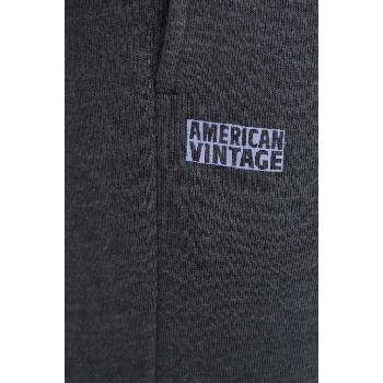 American Vintage Спортен панталон American Vintage в сиво с принт MDOV05AH24 (MDOV05AH24)