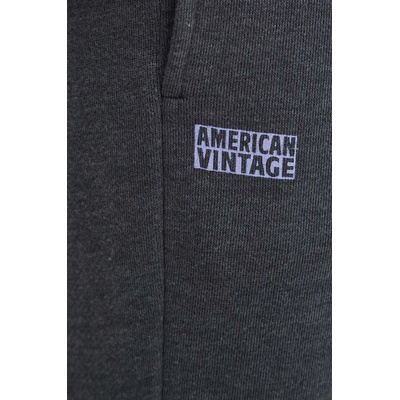 American Vintage Спортен панталон American Vintage в сиво с принт MDOV05AH24 (MDOV05AH24)