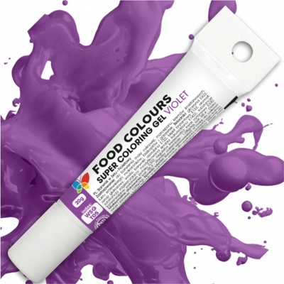Food Colours Potravinárske farbivo v géli GEL fialová tuba 20 g