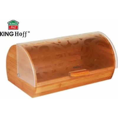 KingHoff Chlebník KH-3615 bambusový korpus, plastové víko