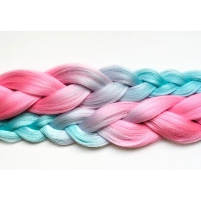 Kanekalon Easy Braid a Miss Rola Barva: PINK/L-PINK/L-MINT (unicorn), Značka: Miss Rola – Hledejceny.cz