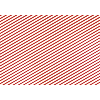 Balící papír “Úzké pruhy" ČERVENO-ZLATÝ, 70x200 cm