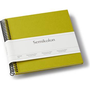 Semikolon Uni Economy малък албум за снимки, матча зелен, с бели страници (370007)