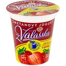 Mlékárna Valašské Meziříčí Smetanový jogurt z Valašska jahoda s vanilkou 150 g