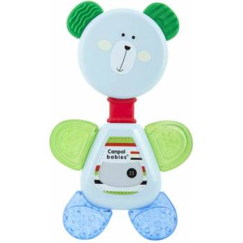 Canpol Бебешка водна чесалка с дрънкалка Canpol - Bear, синя (56/139_blu)