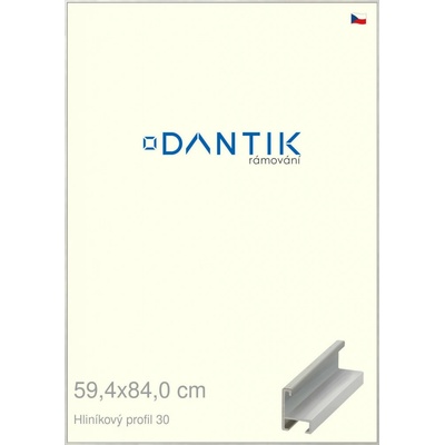 DANTIK rám na obraz 59,4x84 Dýha barevná šedá světlá