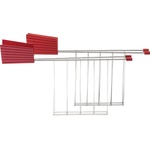 Alessi Листове за тостер Plissé червени 2 бр (MDL08RA R)