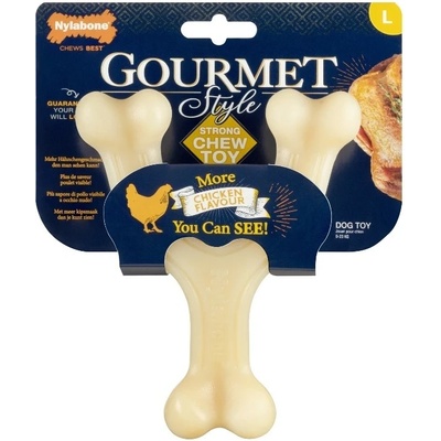 Nylabone hračka Gourmet Wishbone příchuť kuřecí L