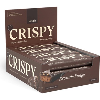 Vetain Веган протеинови барчета CRISPY - 12 бр. - Brownie