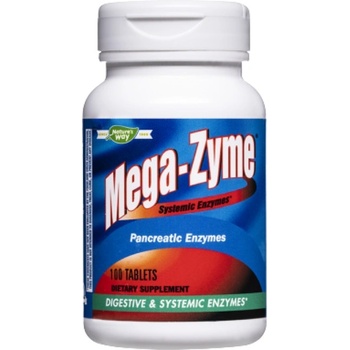 Image 1 of Nature's Way Mega-Zyme Pancreatic Enzymes [100 Таблетки]