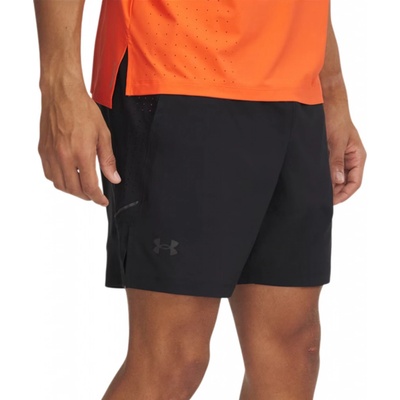 Under Armour LAUNCH PRO 2n1 7'' shorts Black/ Fire/ Reflective