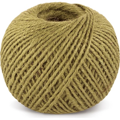 Bellatex Jutový motouz, špagát OKROVÝ 2524/008, 200g, průměr 1,75mm, návin 130m
