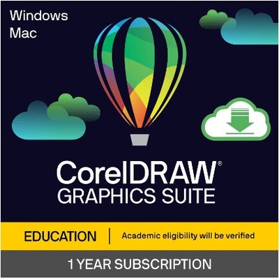 CorelDRAW Graphics Suite Education 365 předplatné na 1 rok LCCDGSSUBA11