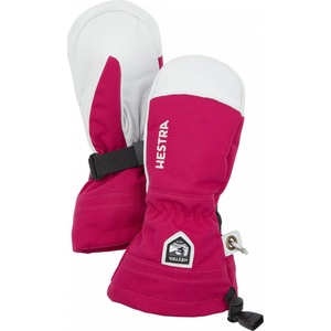 Hestra Детски ръкавици Hestra Kid's Army Leather Heli Ski Mitt Gloves - Fuchsia - размер 3 (EU) (202-1168-0411)