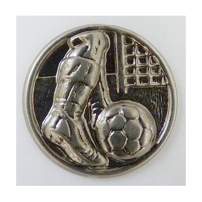 Fotbal MINI emblém A 41 č.1-stříbrný