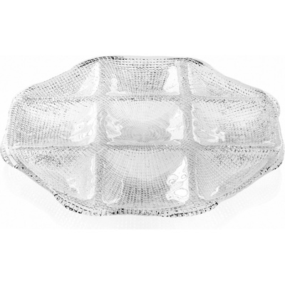 Diaman Podnos číry 8-hranný 33x33cm H2,7 cm