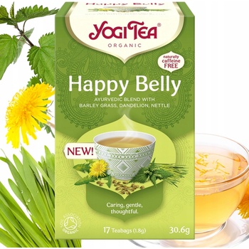 YOGI TEA HAPPY BELLY Lehké brucho BIO 17 x 1,8 g