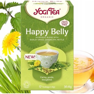 YOGI TEA HAPPY BELLY Lehké brucho BIO 17 x 1,8 g
