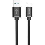 Dudao Кабел за зареждане Dudao L5G USB-A / USB-C - Черен / 1m KP41482