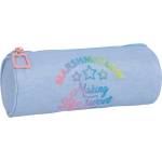 Marshmallow Ученически цилиндричен несесер, Marshmallow, Sweet Vintage, 8 x 21 x 8 см, Син (DKT64541)