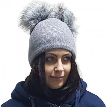 Ovčí Věci čepice vlněná B054 šedá