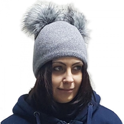 Ovčí Věci čepice vlněná B054 šedá