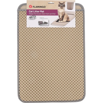 Flamingo Matz Podložka před toaletu béžová 61 x 41 cm