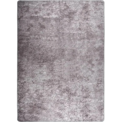vidaXL Килим, миещ се, сив, 120x180 см (337960)