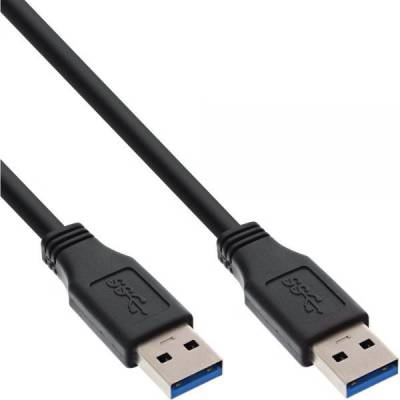 InLine 35210 USB кабел USB 3.2 Gen 1 (3.1 Gen 1) 1 м USB A Черен (35210)