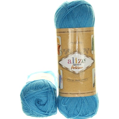 Alize Superwash Artisan 957 tyrkysová
