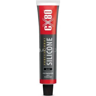 CX80 Silikón vysokoteplotný odolný až do 380°C čierny 80ml