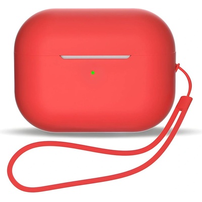 Izmael Силиконов калъф за AirPods 1 / AirPods 2 + лента за китка - Червен KP27770 (27770)