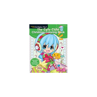 Cute Chibi Christmas Coloring Book Adorable manga characters to color Hart ChristopherPaperback