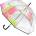 CERDá Чадър Cerdá Wicked umbrella - Clear (Multicolor)