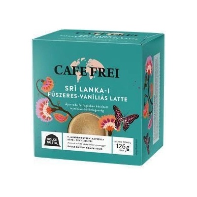 CAFE FREI Kávové kapsle Sri Lankan spicy vanilla latte 9 ks