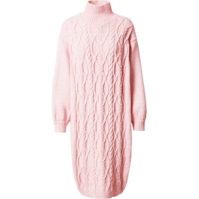 Monki Плетена рокля розово, размер L