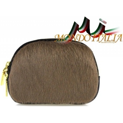 Made in Italy kožené púzdro 403 šedohnedé