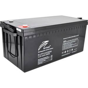 Ritar Литиево йонни батерии LFP12.8V200AH 12V / 200Ah -522/ 240 /219 mm F12/M8 RITAR (RITAR-LFP-12.8V-200AH) - Allstore