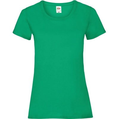 Fruit of the Loom Дамска тениска с къс ръкав fruit of the loom lady-fit valueweight - зелена xl (16137252004)