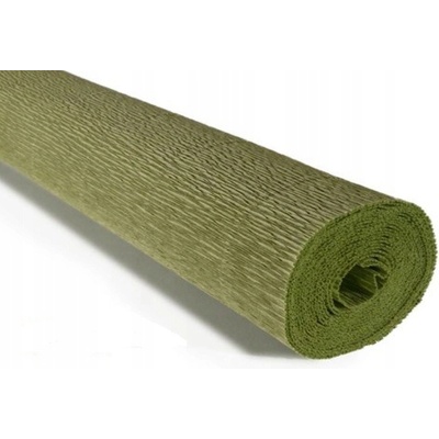 Krepový papier Cartotecnica Rossi 562 šalviovo zelený 50x250 cm
