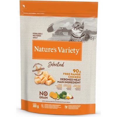 Nature's Variety Selected pro kastrované kočky s kuřecím 300 g