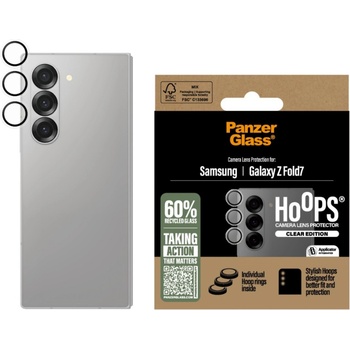 Panzer Стъклен протектор за камера PanzerGlass Hoops за Samsung Z Fold 7, Прозрачен