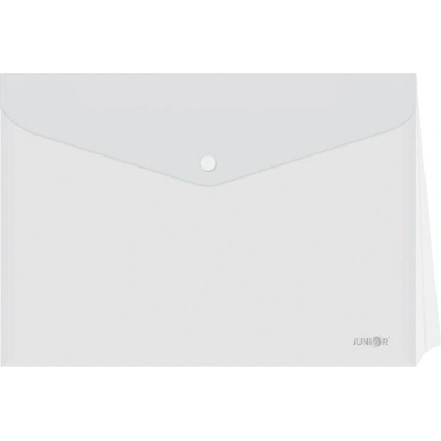 Папка джоб с копче Junior А4 с разш Прозрачен (1303548-00-31106T-US-230H)