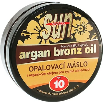 Vivaco SUN Argan Bronz Oil слънцезащитно масло с био арганово масло SPF 10 200 мл