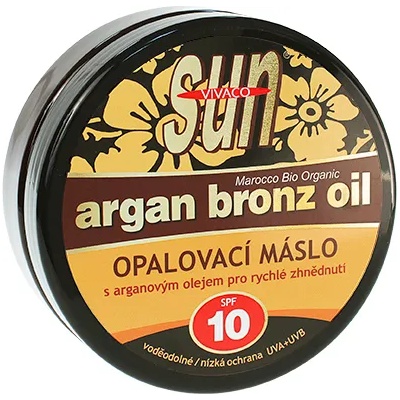 Vivaco SUN Argan Bronz Oil слънцезащитно масло с био арганово масло SPF 10 200 мл