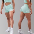 Nebbia šortky s vysokým pásom GYM HERO 582 ligth green