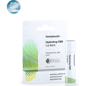 Hemptouch Hydratační balzám na rty s Limetkou 4,5 ml